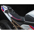 LUIMOTO (Technik) M SPORT Rider Seat Cover for the BMW S1000RR (2020+)